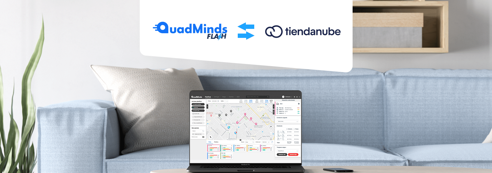 Integramos QuadMinds Flash a Tienda Nube